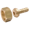 Brass Swivel Nut x Hose Tails