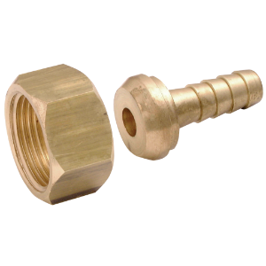 Brass Swivel Nut x Hose Tails