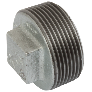 Galv Hex Plug Solid