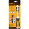 SCREWDRIVER SET RATCHET 15IN1