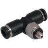 Swivel Tee Male Centre Leg Metric