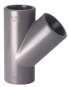 gf pvc 45 tee