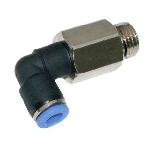 Male Stud Swivel Elbow BSPP